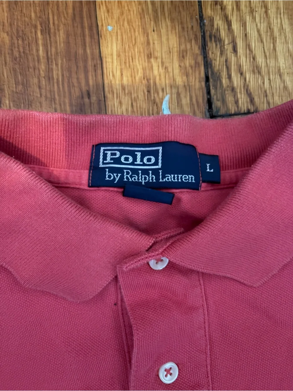 Ralph Lauren Men's Salmon Pink Short-Sleeve Polo